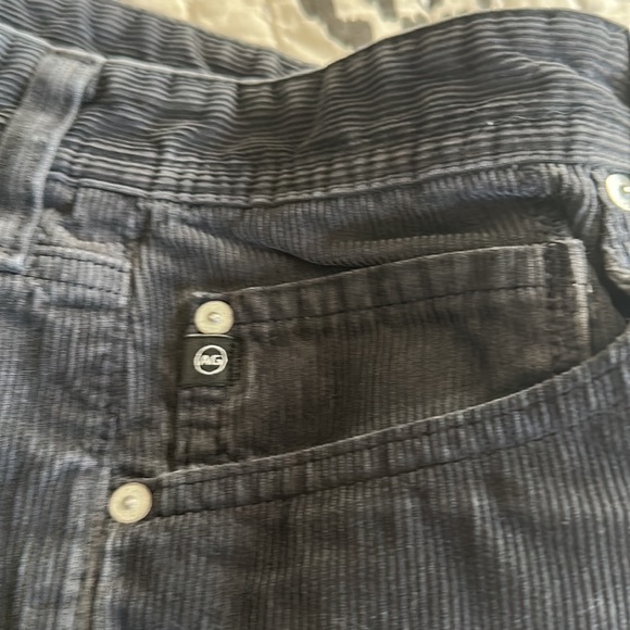 AG 5 pocket gun metal color corduroys. Size 33x30 - Picture 3 of 5